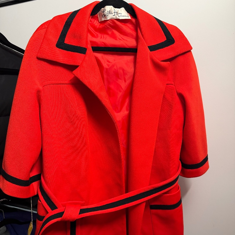 Lili Ann Vintage Red Coat